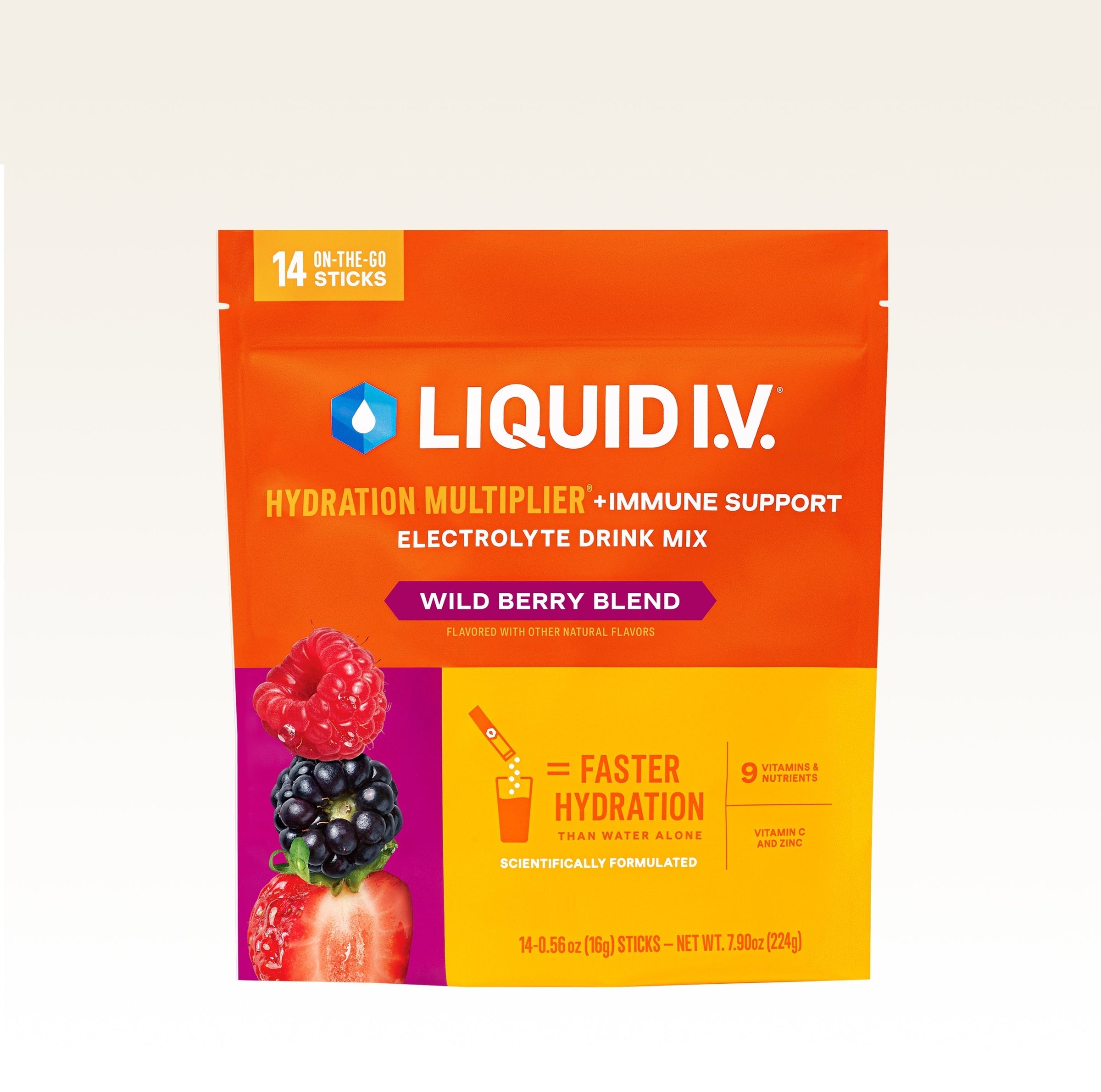 Wild Berry Blend Hydration Multiplier® +Immune Support - Daily Wellness