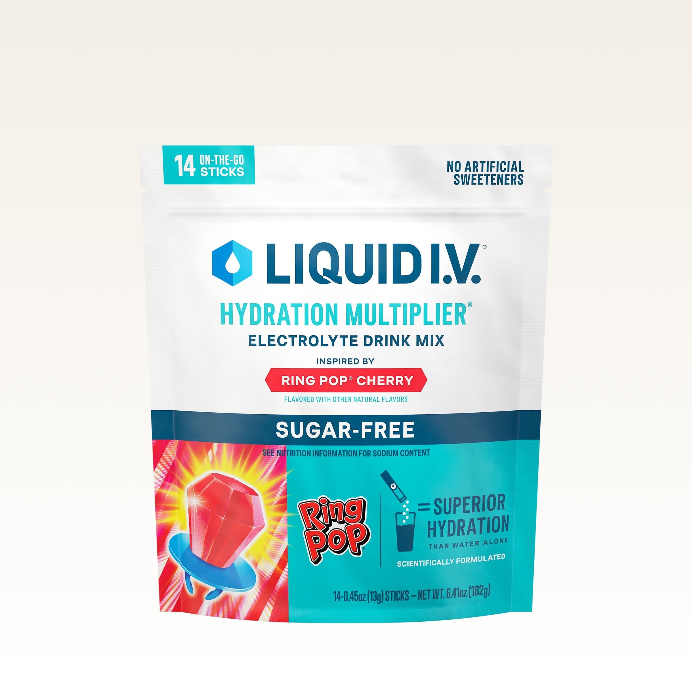 Ring Pop® Cherry Hydration Multiplier® Sugar-Free - Everyday Boost